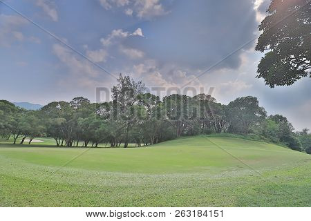 A Country Club Golf Course In Hong Kong