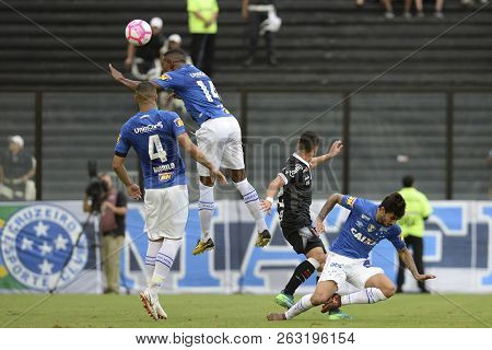 Rio, Brazil - October 14, 2018: Caca Player In Match Between Vasco And Cruzeiro By The Brazilian Cha