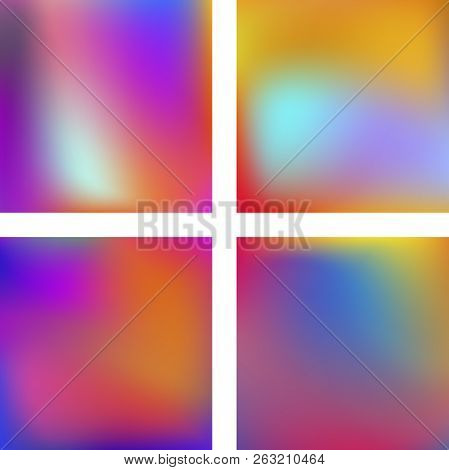 Abstract Colorful Blurred Background. Vector Illustration. Modern Geometrical Backdrop. Abstract Tem