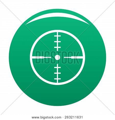 Thing Radar Icon. Simple Illustration Of Thing Radar Icon For Any Design Green