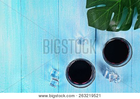 Chicha Morada - Drink In The Andean Areas Of Peru. Chicha Morada Is Made From Purple Corn.