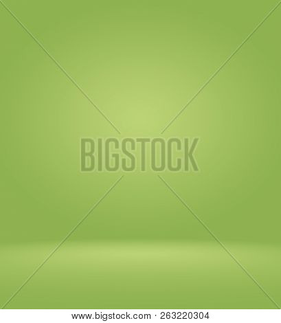 Abstract Blur Empty Green Gradient Studio Well Use As Background, Website Template, Frame, Business 