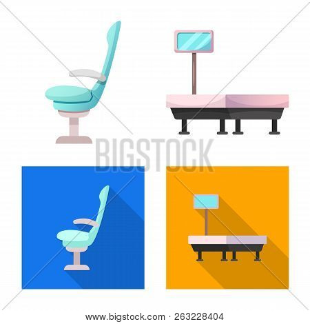 Vector Design Of Airport And Airplane Icon. Set Of Airport And Plane Vector Icon For Stock.