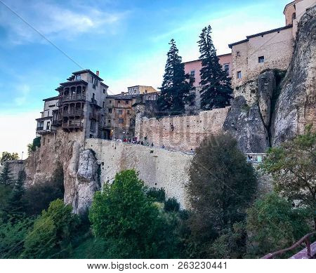 The Hanging  Cuenca Houses Taken From Below