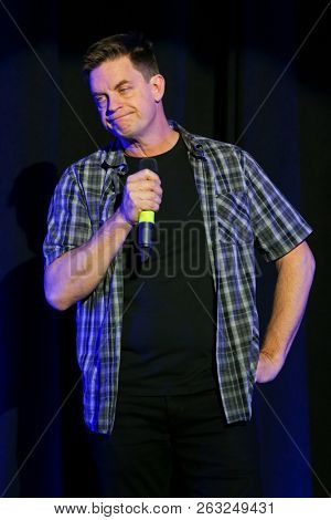 HUNTINGTON, NY - OCT 13: Comedian Jim Breuer performs at the Paramount on October 13, 2018 in Huntington, New York.
