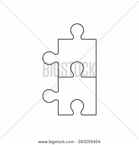 Puzzel Of Line Icons Good Game Skill