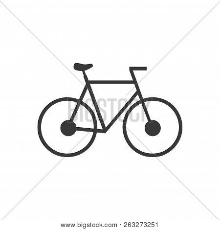 Bicycle Icon,bike Sign,biking  Vector Illustration,eps 10 Isolated On White Background For Graphics,