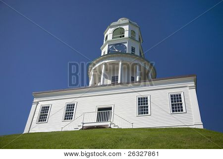 历史悠久的镇时钟在哈利法克斯、 新斯科舍省哈利法克斯城堡。