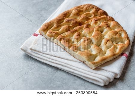 Turkish Bread Tirnak Pide Or Pita For Kebab