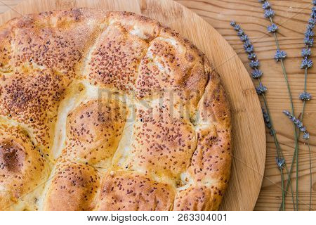 Turkish Ramadan Pidesi.