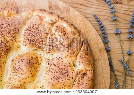 Turkish Ramadan Pidesi.