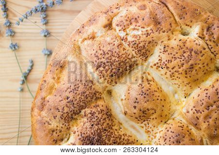 Turkish Ramadan Pidesi.