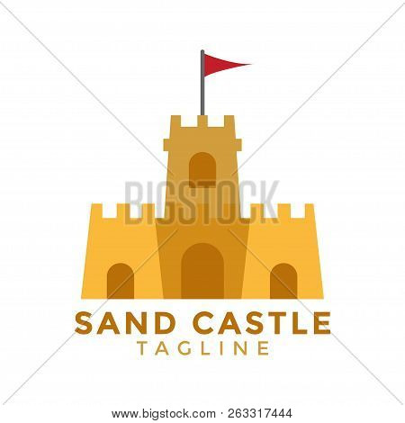 Sand Castle Graphic Design Element Vector Illustration