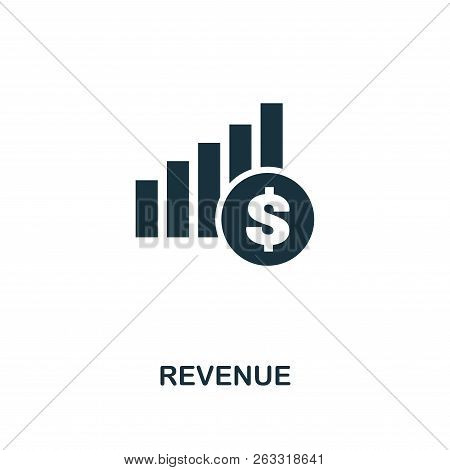 Revenue Icon. Premium Style Design From Crowdfunding Icon Collection. Ui And Ux. Pixel Perfect Reven