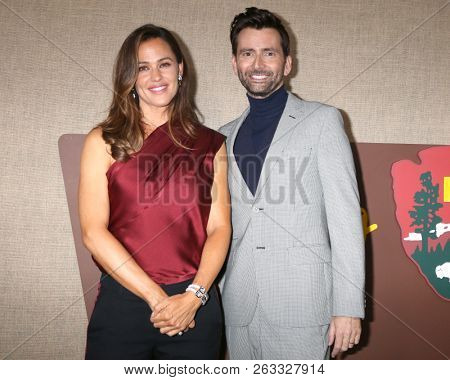 LOS ANGELES - OCT 10:  Jennifer Garner, David Tennant at the 