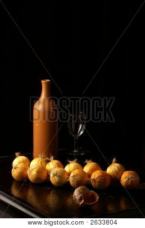 세라믹 병에서 정