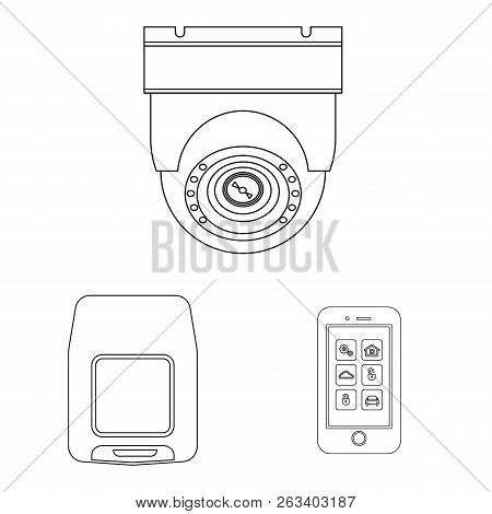 Vector Design Of Office And House Sign. Collection Of Office And System Stock Vector Illustration.