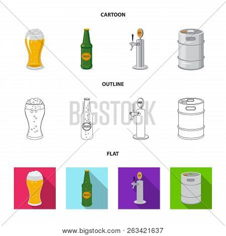 Vector Design Of Pub And Bar Icon. Set Of Pub And Interior Stock Vector Illustration.