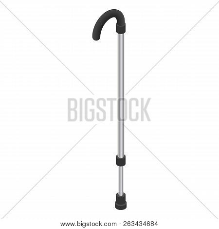 Walk Stick Icon Set. Isometric Set Of Walk Stick Vector Icons For Web Design Isolated On White Backg