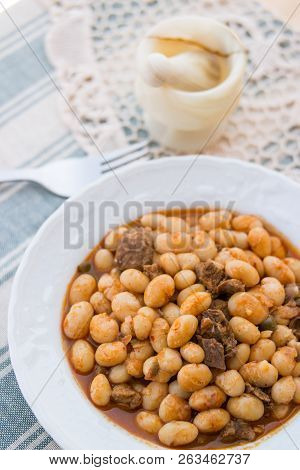 Baked Beans / Kuru Fasulye / Turkish Food.