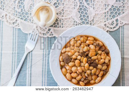 Baked Beans / Kuru Fasulye / Turkish Food.