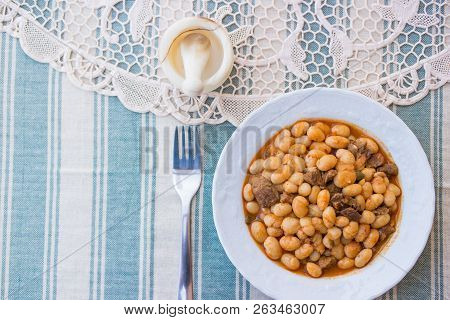 Baked Beans / Kuru Fasulye / Turkish Food.