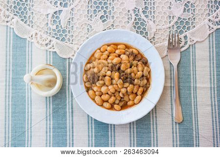 Baked Beans / Kuru Fasulye / Turkish Food.