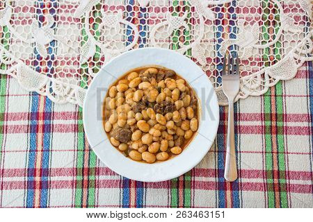 Baked Beans / Kuru Fasulye / Turkish Food.