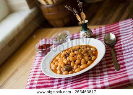 Baked Beans / Kuru Fasulye / Turkish Food.