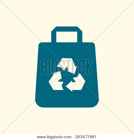 Resue shopping bag campaign illustration