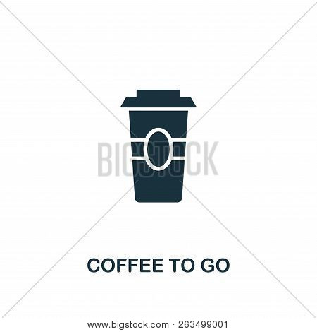 Coffee To Go Icon. Premium Style Design From Coffe Shop Icon Collection. Ui And Ux. Pixel Perfect Co