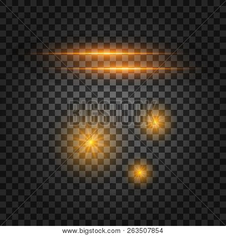 Vector Transparent Sunlight Special Lens Flare Light Effect. Vector Stock Illustration.