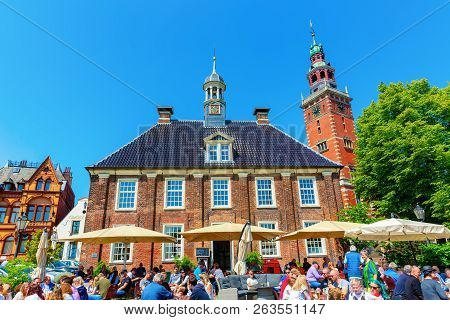 Restaurant In The Historical Weigh House In Leer, Germany