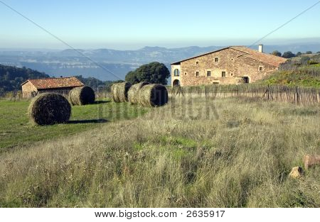 Masia In Catalonia, Spain