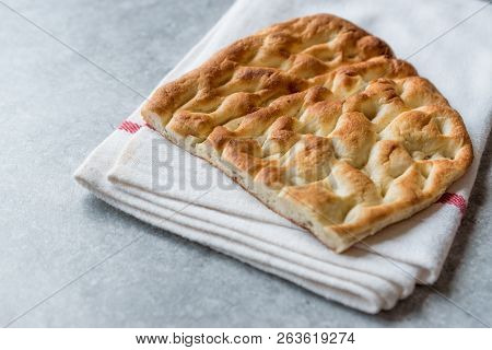 Turkish Bread Tirnak Pide Or Pita For Kebab