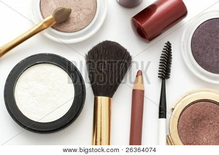cosméticos y maquillaje cepillo
