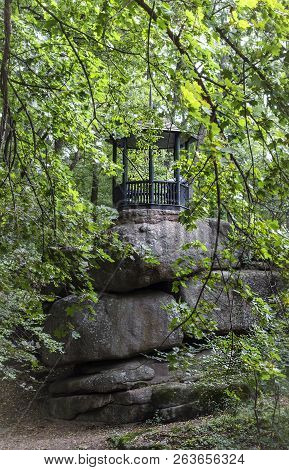 Beautiful Altanka In The Park On The Rocks