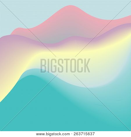 Colorful Geometric Background. Fluid Shapes Composition. Eps10 Vector.