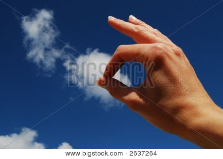 크리에이 티브 하늘에서 확인