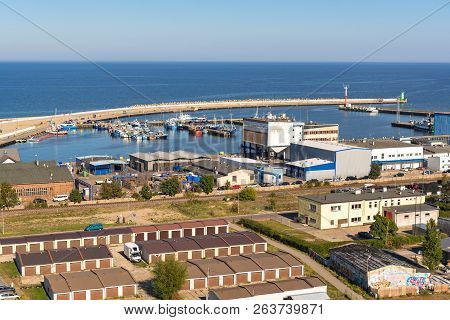 Wladyslawowo, Poland - September 18, 2018: View Of Baltic Sea And Port Of Wladyslawowo.