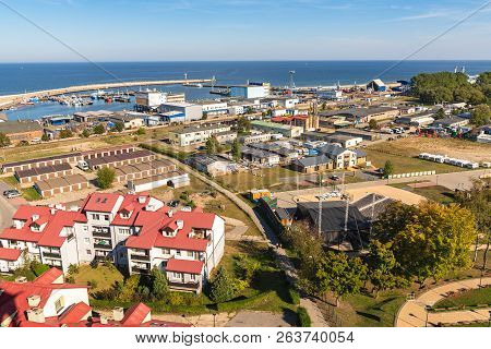 Wladyslawowo, Poland - September 18, 2018: View Of Wladyslawowo City And Baltic Sea.