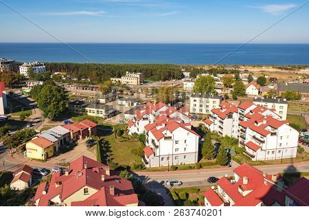 Wladyslawowo, Poland - September 18, 2018: View Of Wladyslawowo City And Baltic Sea.