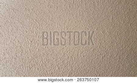 Rough Beige Background.  Interior Wall Background.  Coarse Beige Background.