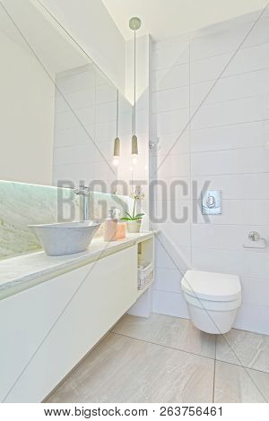 Modern Toilet in home