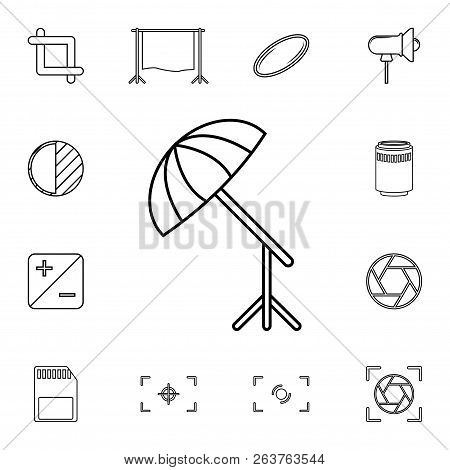 Dimmer For Camera Icon. Detailed Set Of Photo Camera Icons. Premium Quality Graphic Design Icon. One