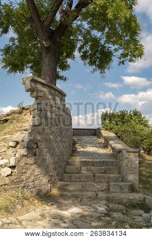 Nebet Tepe Hill With Ruins And Old Cobblestone Path.