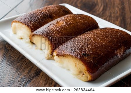 Turkish Traditional Desert Kazandibi / Milk Pudding