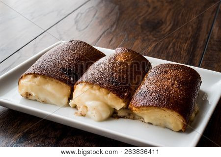 Turkish Traditional Desert Kazandibi / Milk Pudding