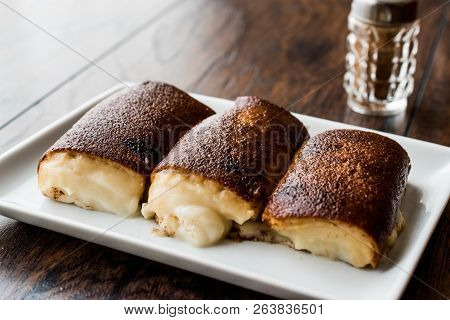 Turkish Traditional Desert Kazandibi / Milk Pudding