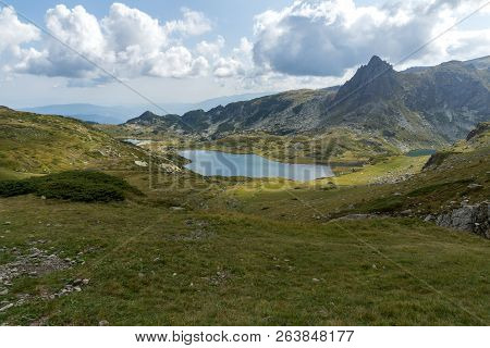 Summer View Of The Twin Lake, Rila Mountain, The Seven Rila Lakes, Bulgaria